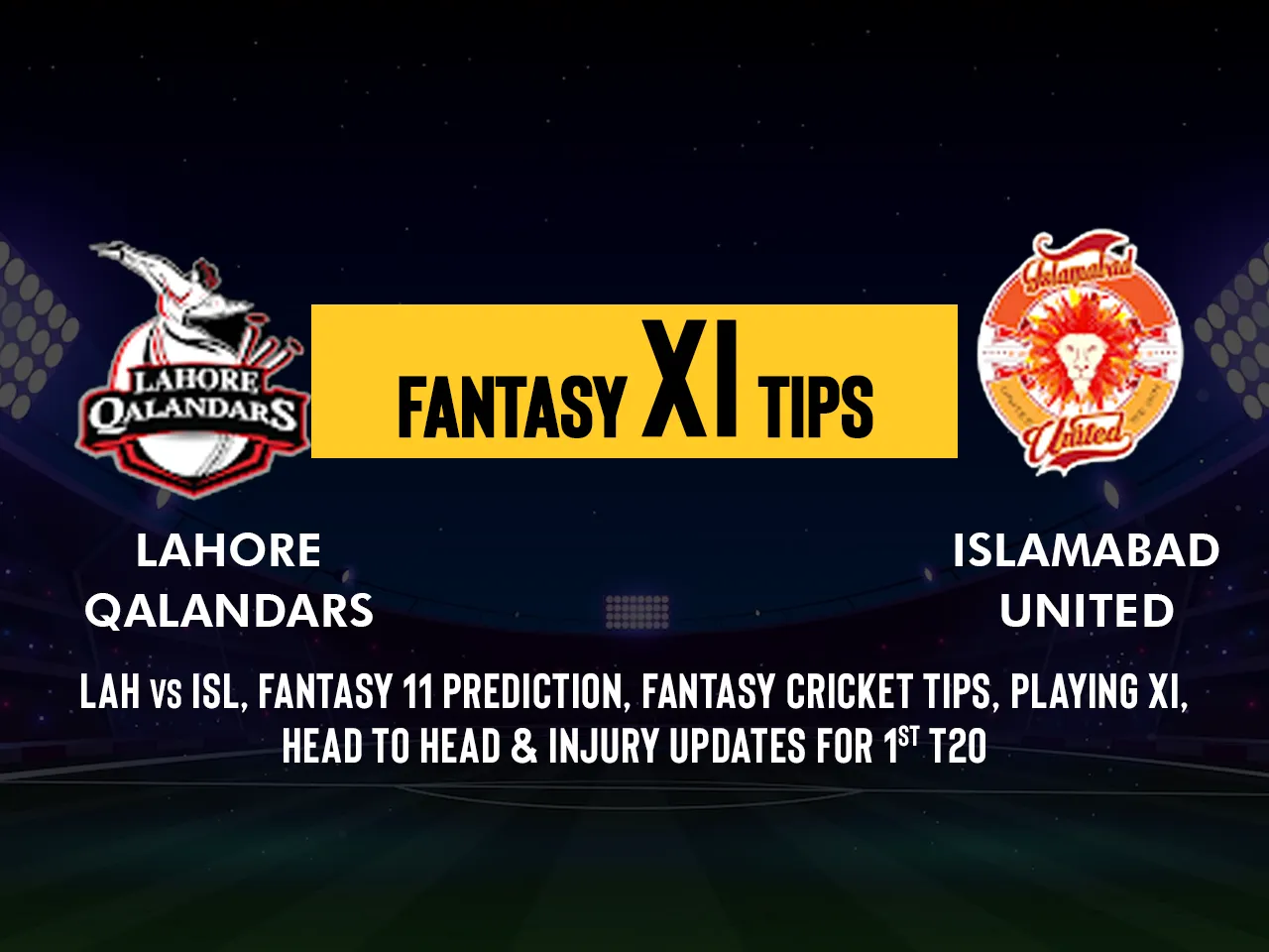LAH vs ISL Dream11