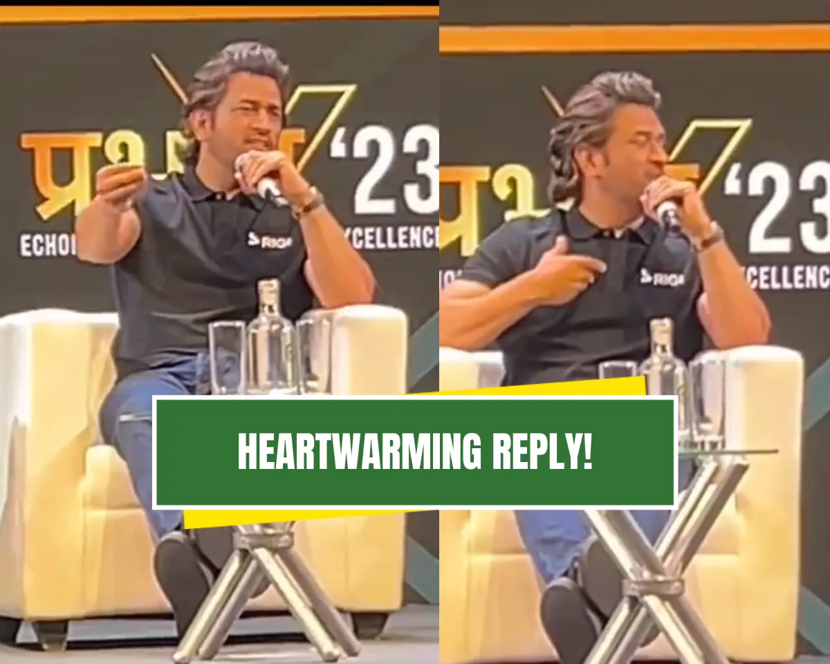 MS Dhoni's cheeky reply