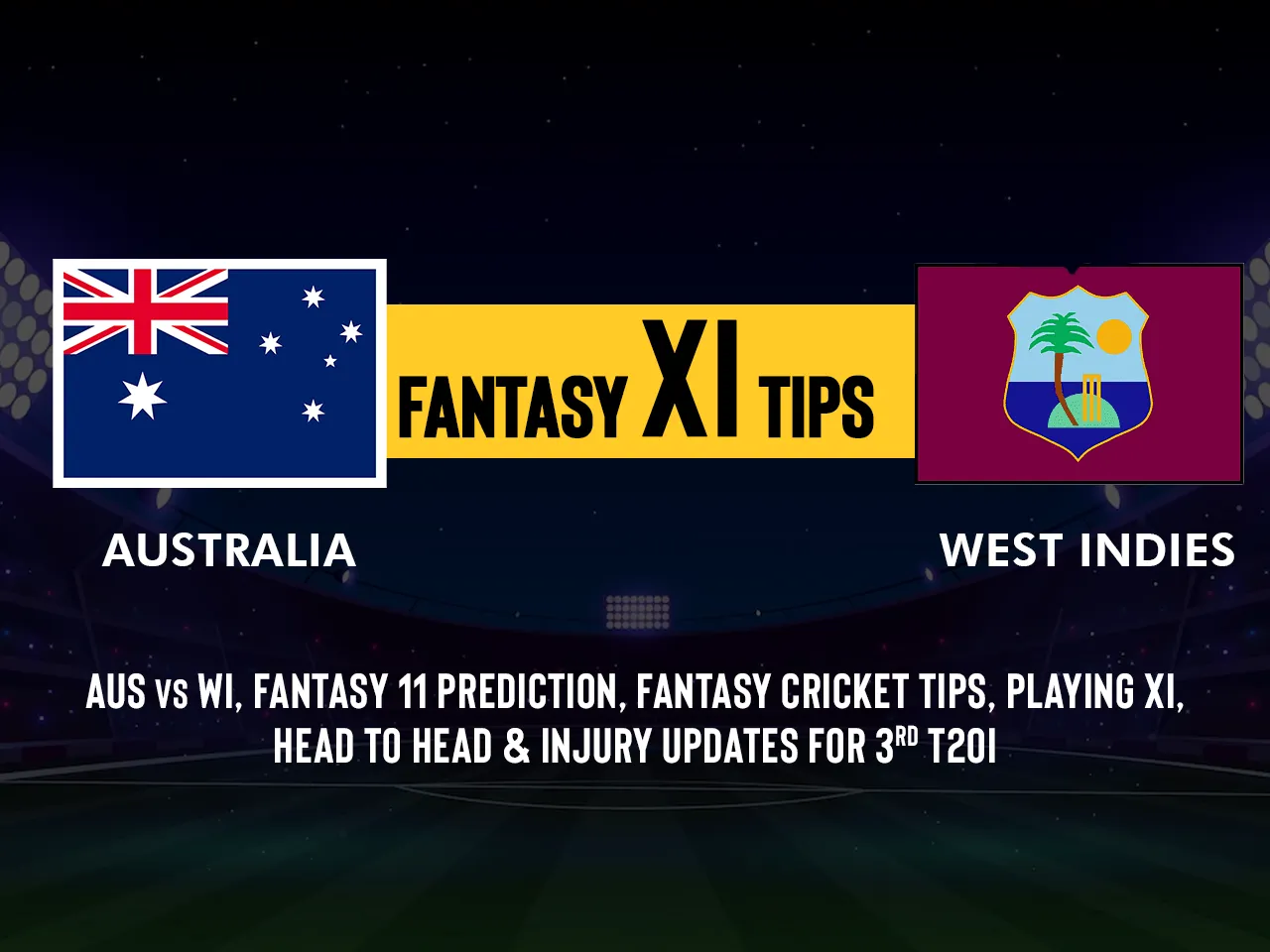 AUS vs WI Dream11