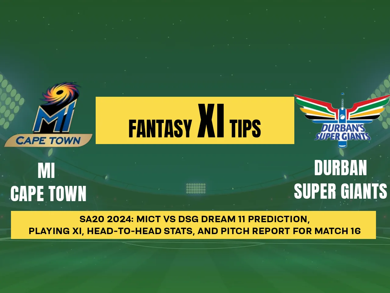 MICT vs DSG Dream11