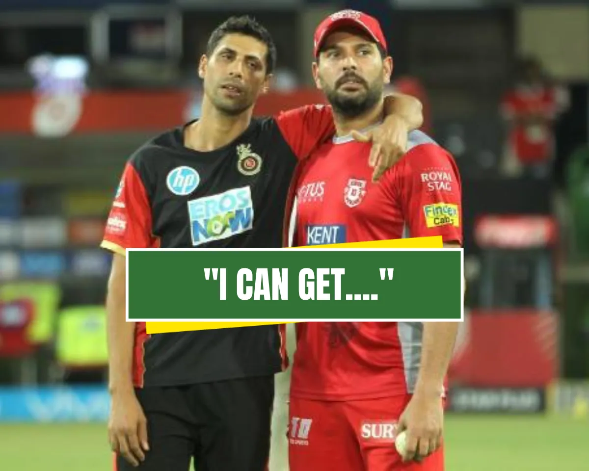 Yuvraj Singh and Ashish Nehra 
