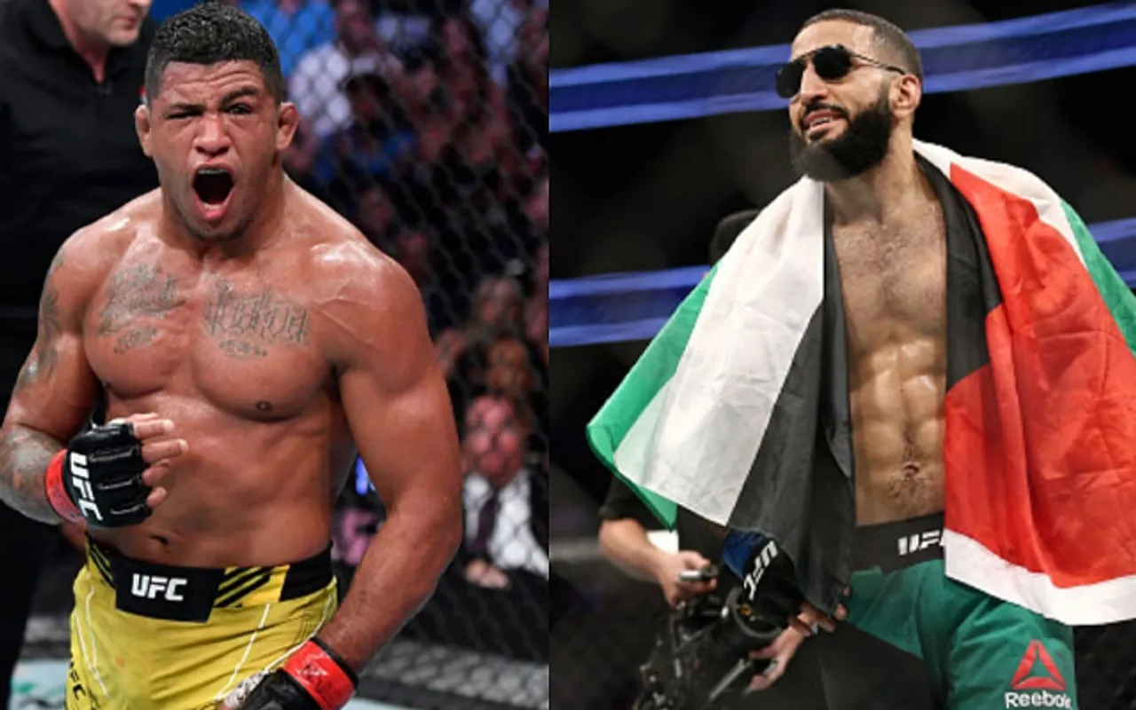 Belal Muhammad and Gilbert Burns