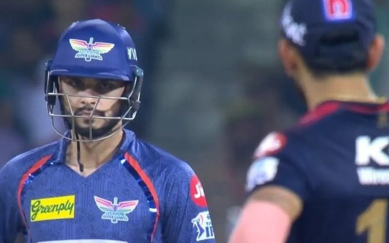 Naveen ul Haq Virat Kohli