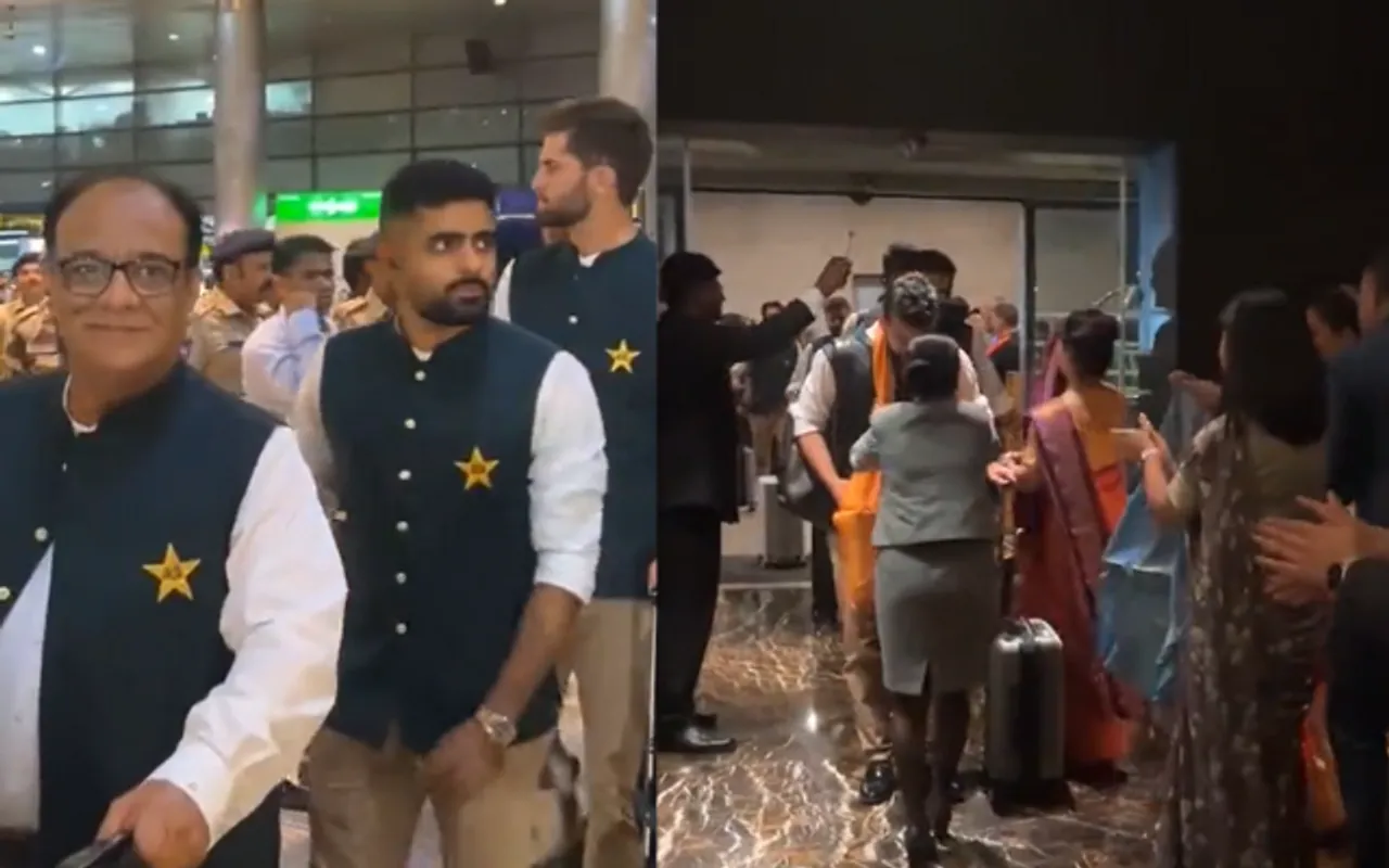 Pakistan Cricket Team arrives in India