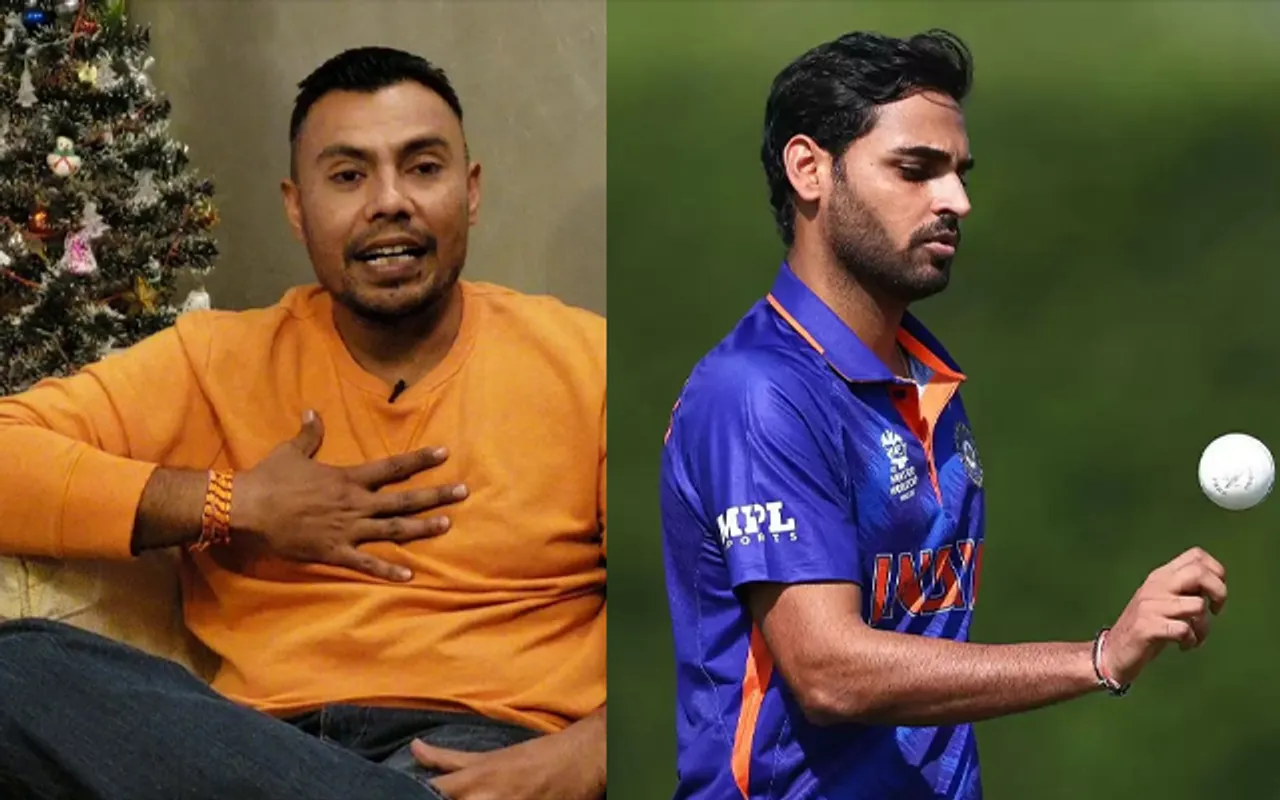 Danish Kaneria (left) and Bhuvneshwar Kumar (right)