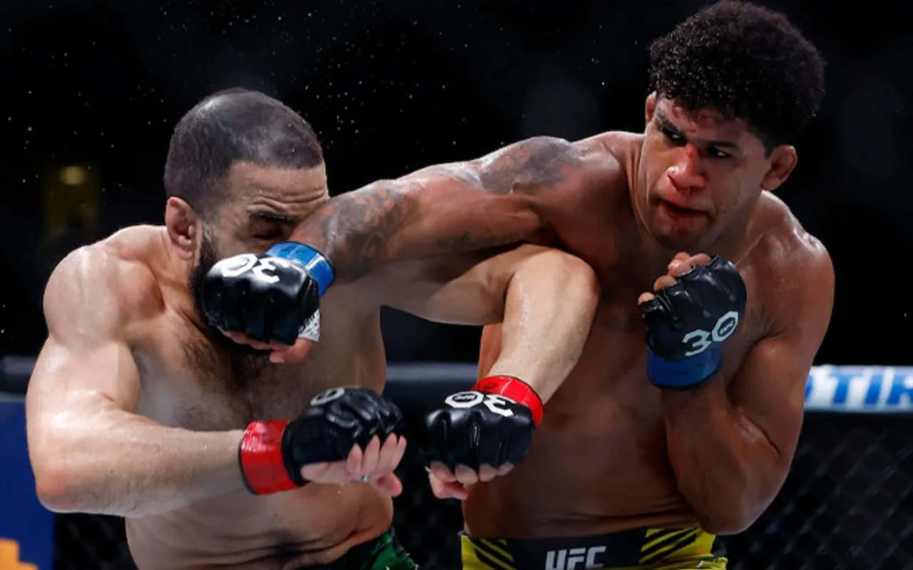 Gilbert Burns and Belal Muhammad (Source - Twitter)