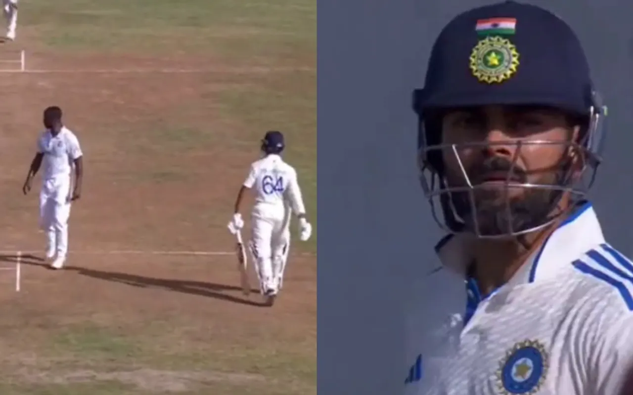 Watch: Yashasvi Jaiswal caught cussing West Indies player during his debut match