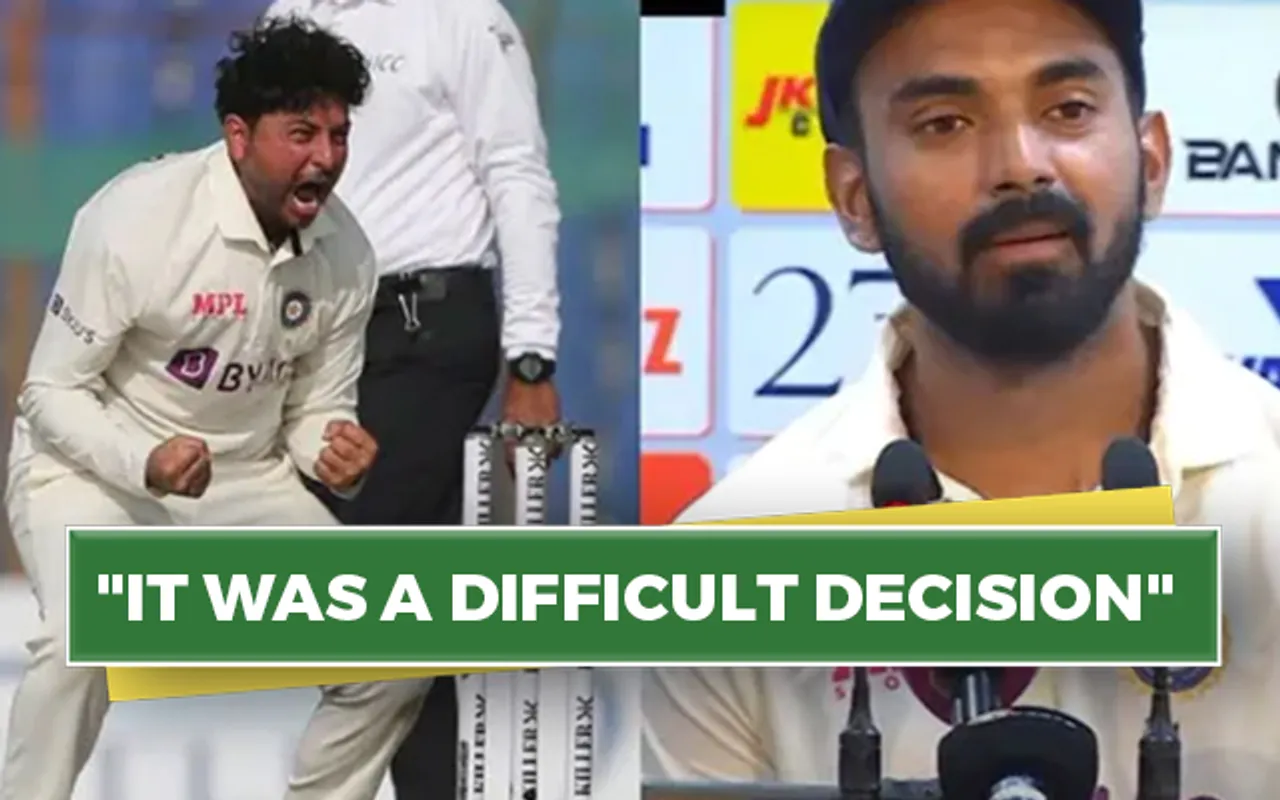 Kuldeep Yadav and KL Rahul (Source - Twitter)