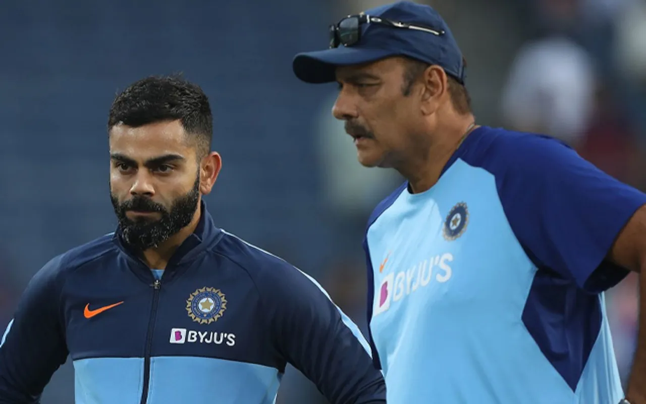 Virat Kohli and Ravi Shastri
