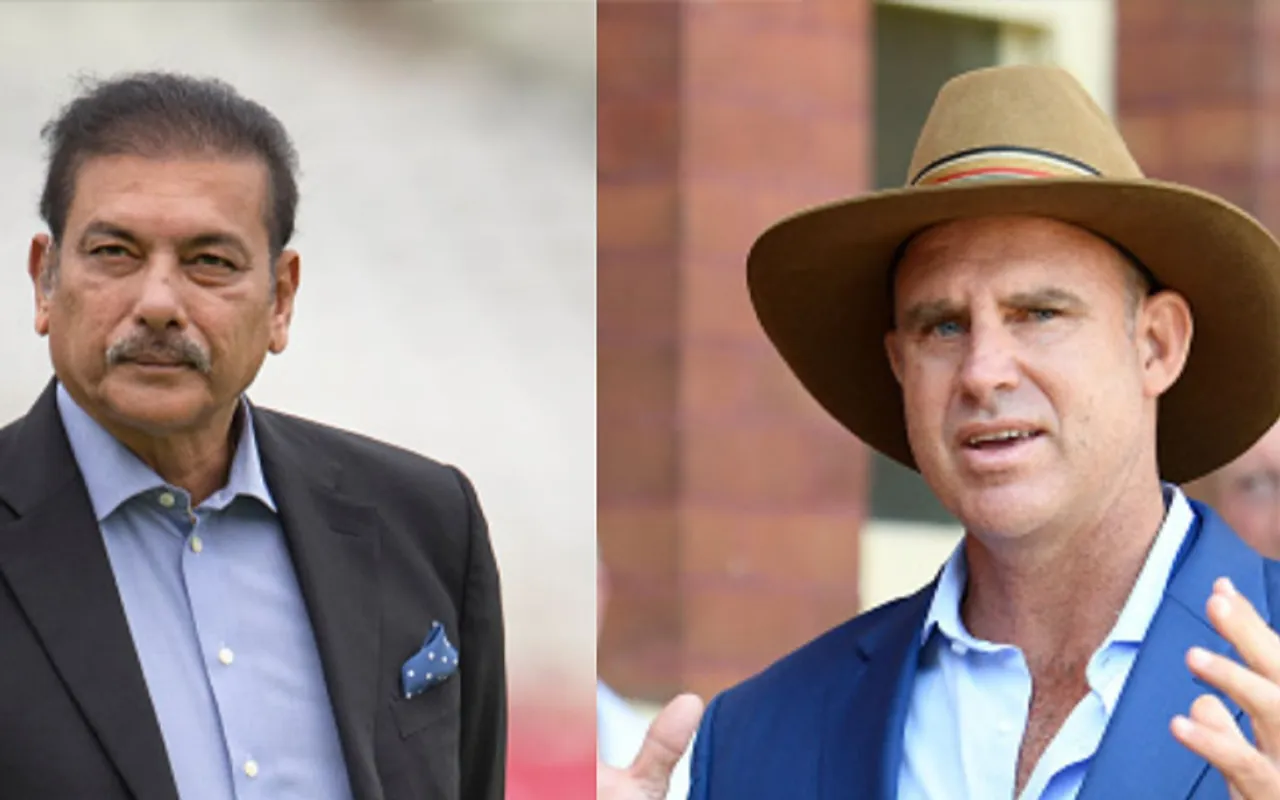 Ravi Shastri, Matthew Hayden