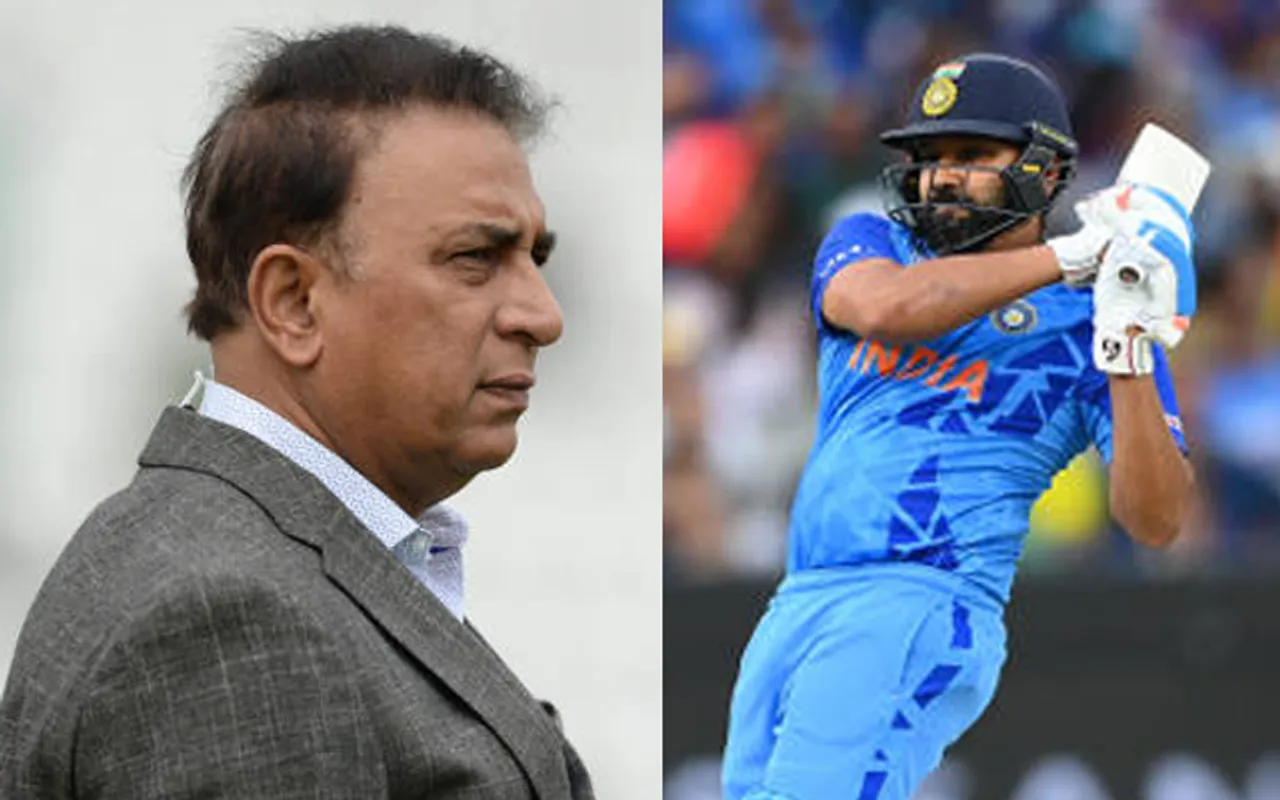 Rohit Sharma and Sunil Gavaskar