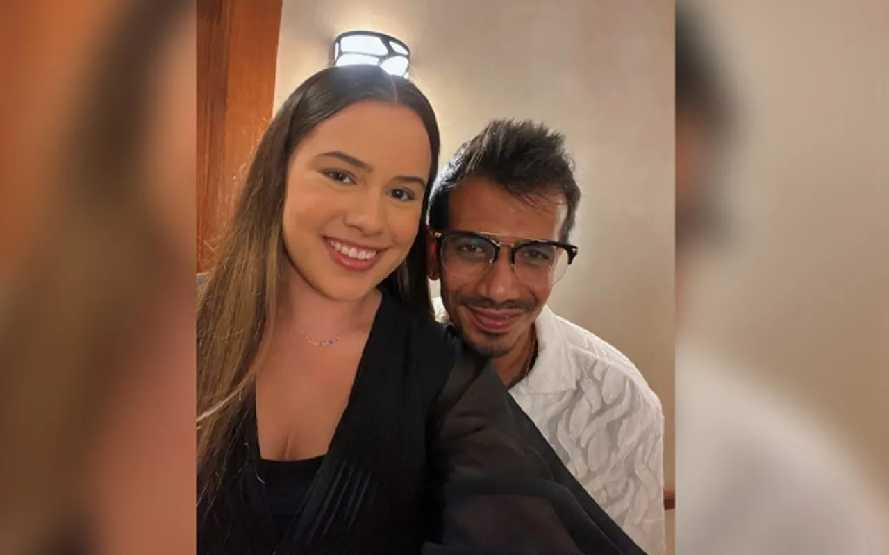Jesse February and Yuzvendra Chahal (Source - Twitter)