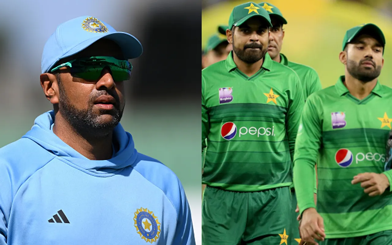 R Ashwin and Pakistan cricket Team (Source - Twitter)