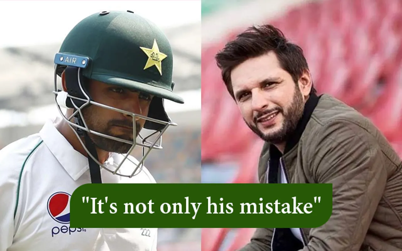 Babar Azam and Shahid Afridi (Source - Twitter)