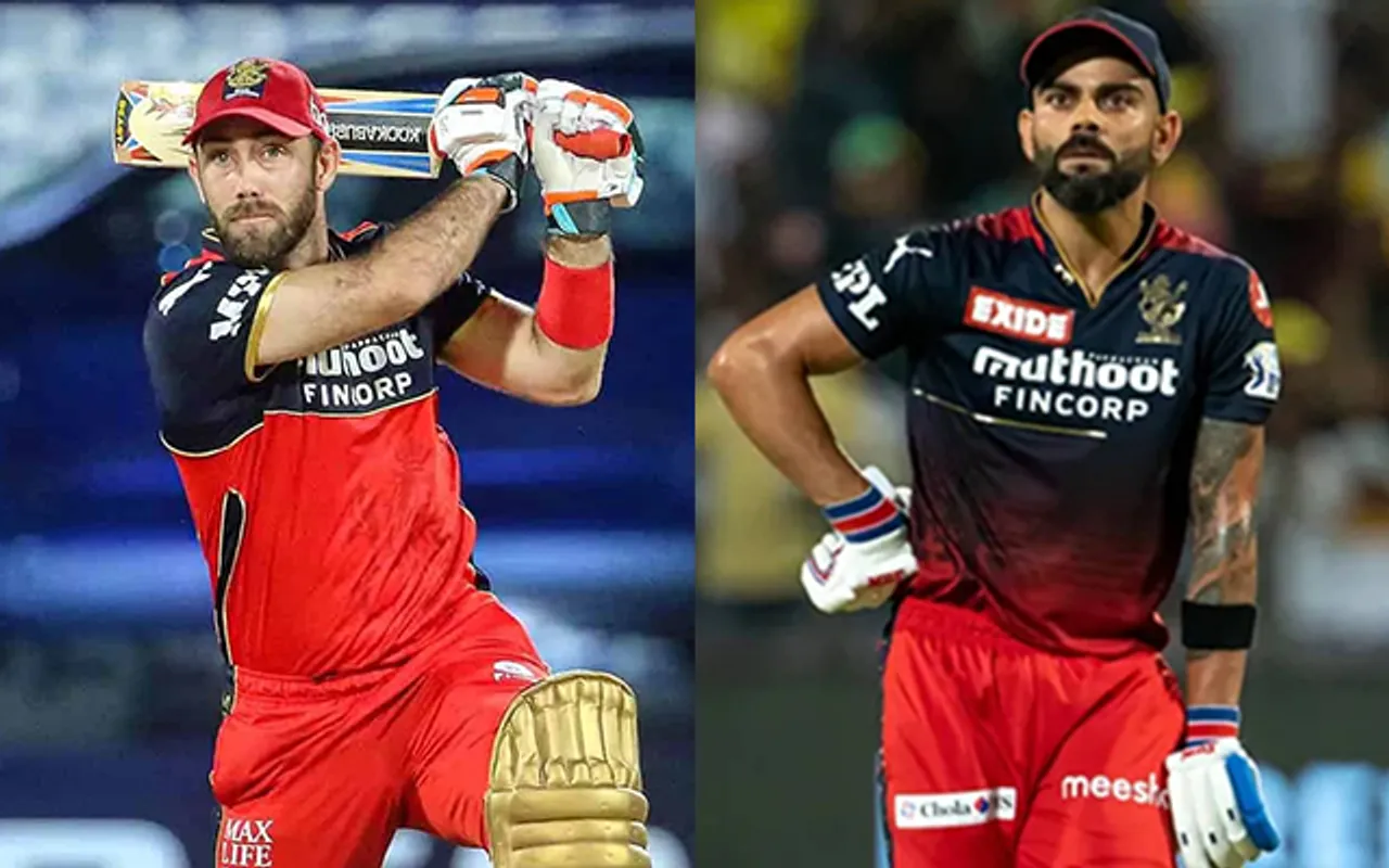 Glenn Maxwell and Virat Kohli
