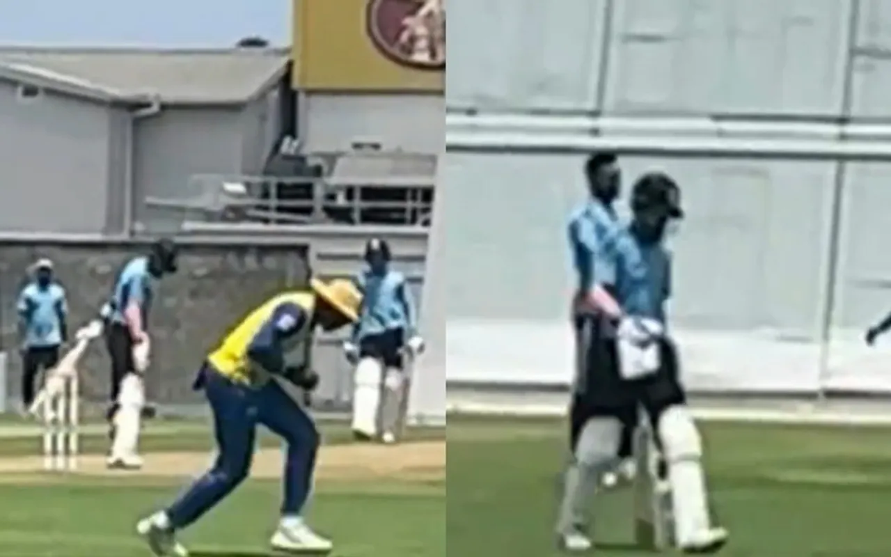Virat Kohli gets out to Javdev Unadkat in practice match before West Indies series
