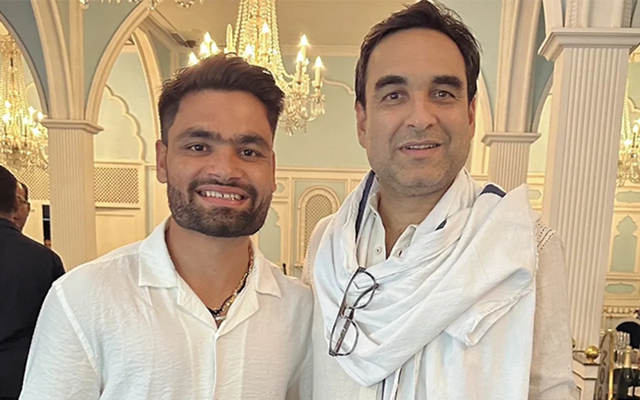 Rinku Singh with Pankaj Tripathi