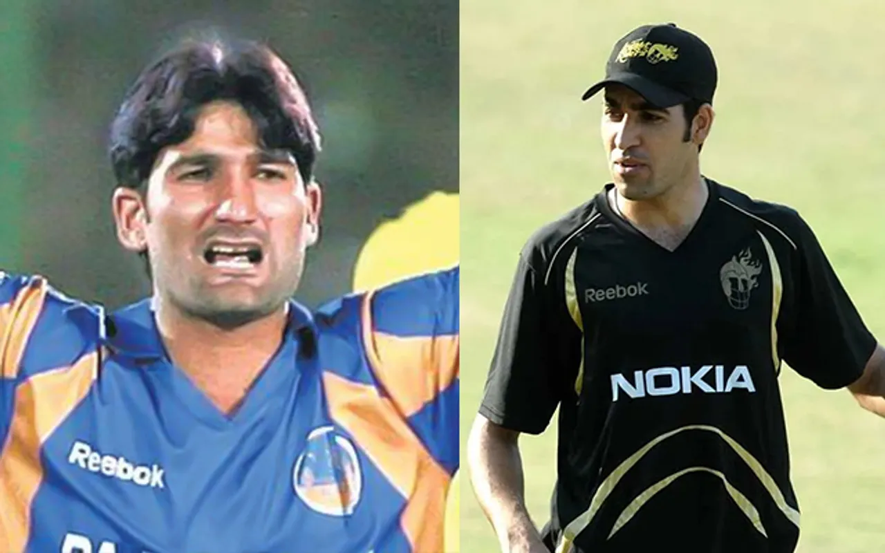 Sohail Tanvir and Umar Gul (Source - Twitter)