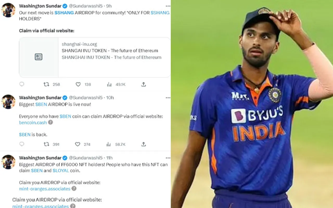 Washington Sundar (Source - Twitter)