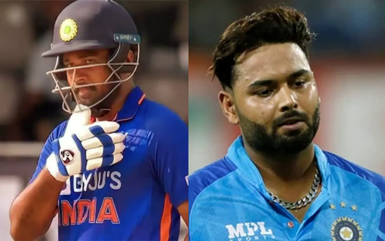 Sanju Samson and Rishabh Pant (Source - Twitter)