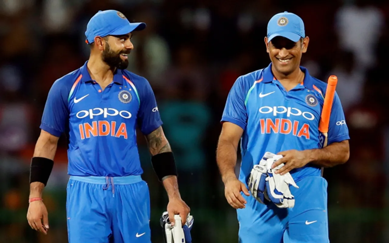 MS Dhoni and Virat Kohli