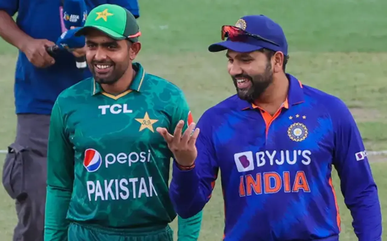 Babar Azam and Rohit Sharma (Source - Twitter)