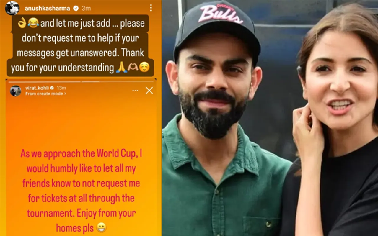 Virat Kohli shares updates on tickets