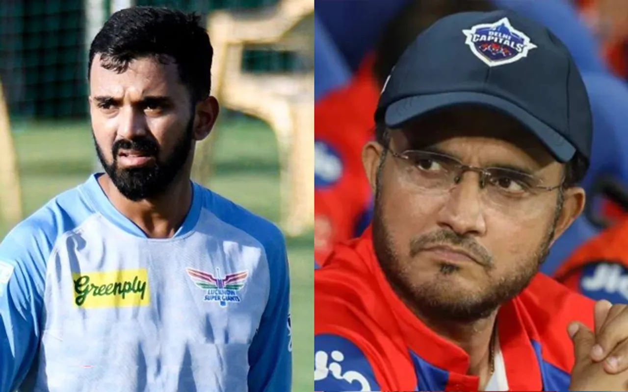 KL Rahul and Sourav Ganguly