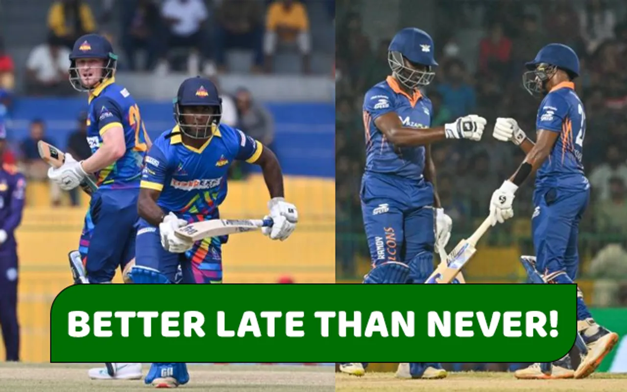 Dambulla Aura and Kandy Falcons (Source - Twitter)
