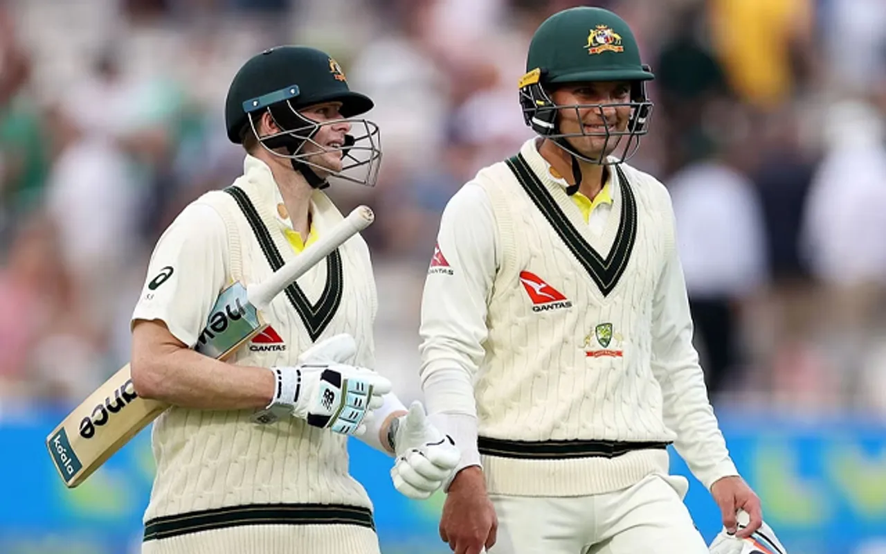 Steve Smith and Alex Carey
