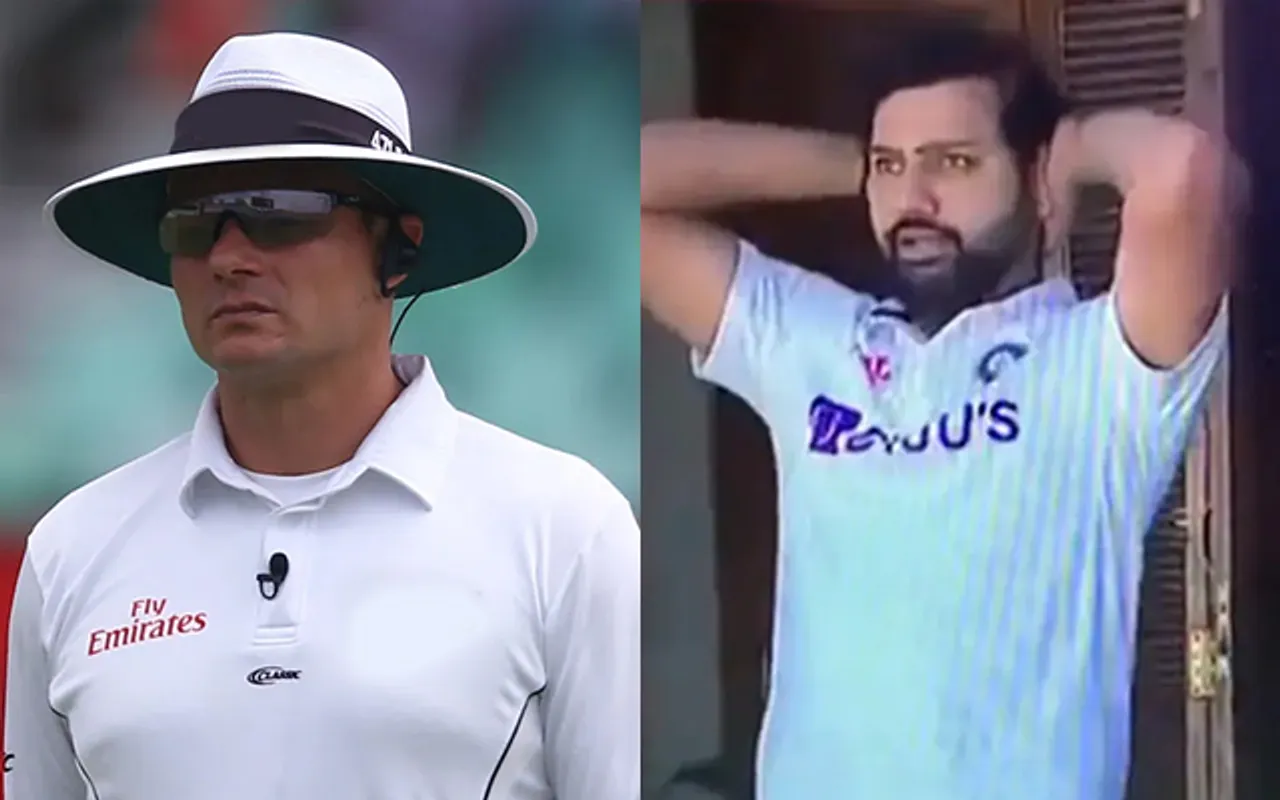Richard Kettleborough and Rohit Sharma (Source - Twitter)