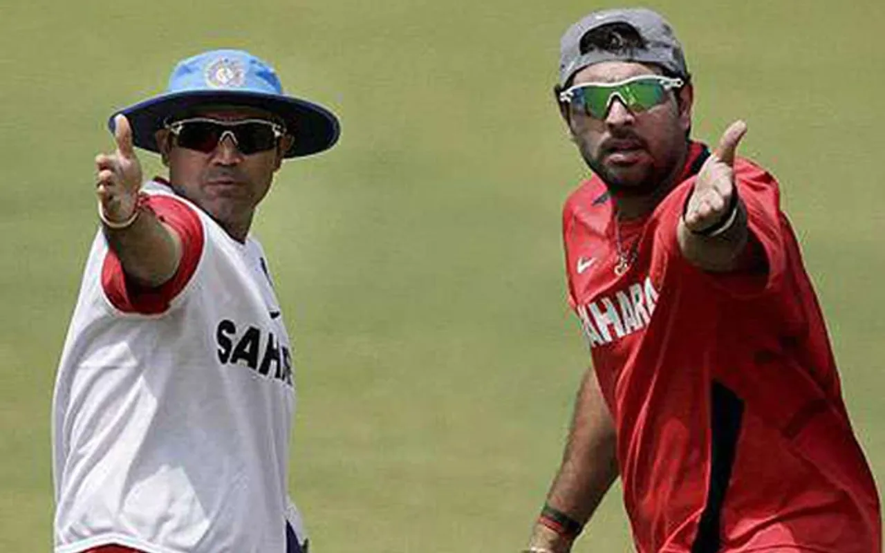 Virender Sehwag and Yuvraj Singh