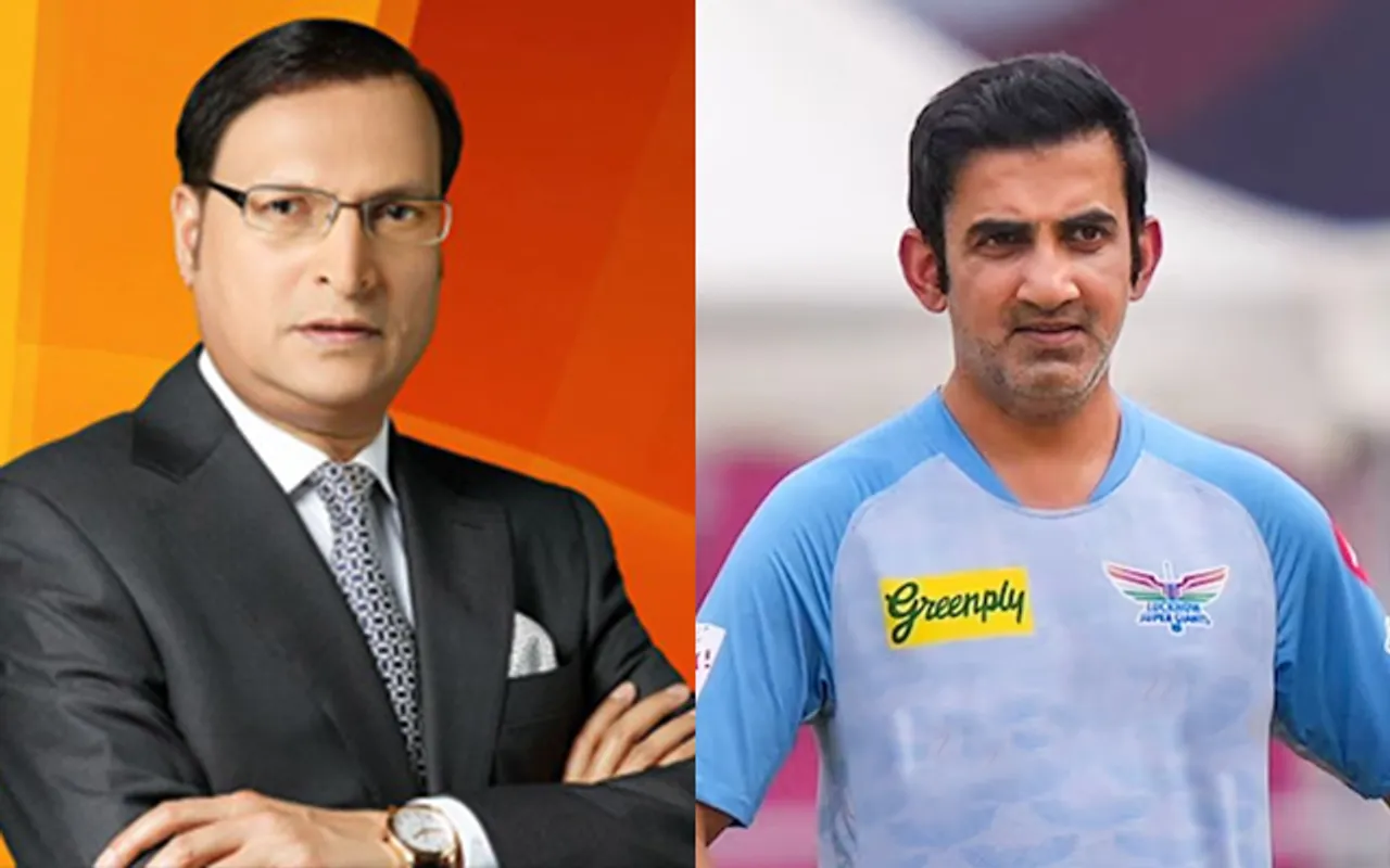 Gautam Gambhir retaliates to Rajat Sharma