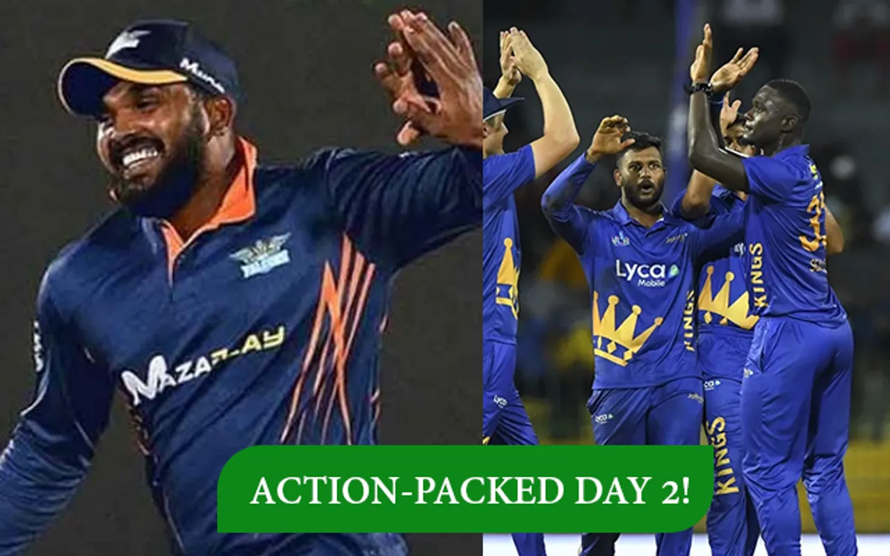 Kandy Falcons and Jaffna Kings (Source - Twitter)
