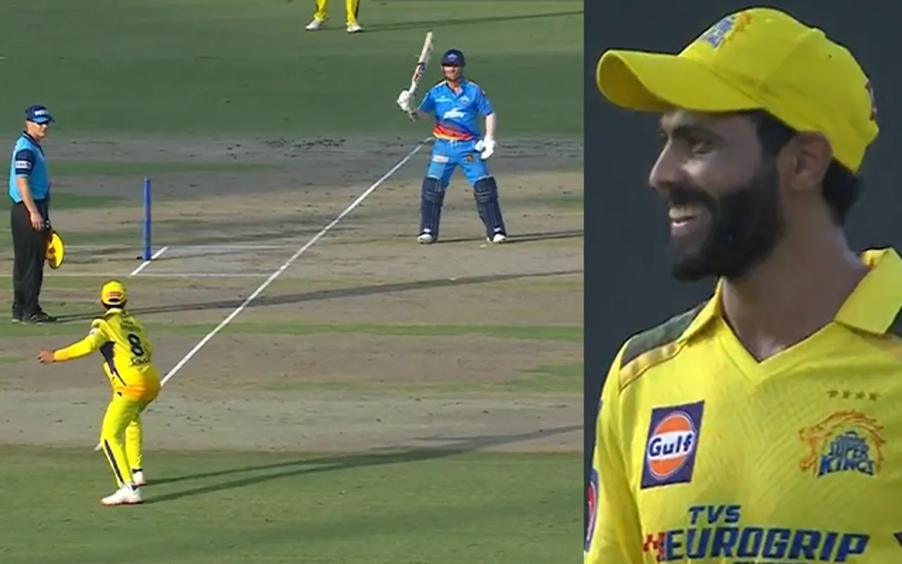 David Warner's Ravindra Jadeja sword celebration