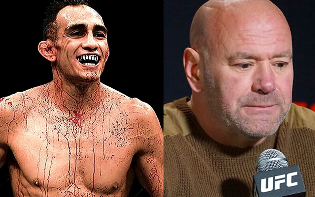 Tony Ferguson and Dana White (Source - Twitter)
