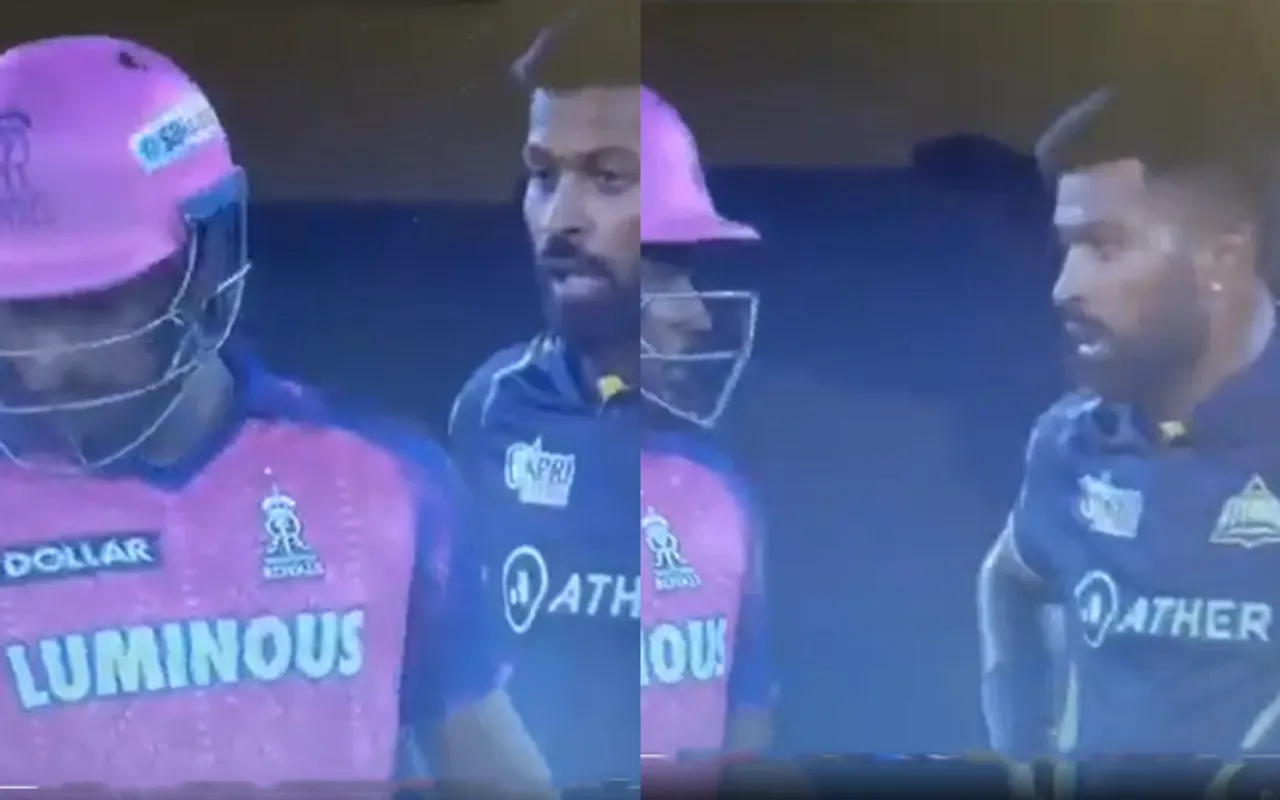 Sanju Samson and Hardik Pandya (Source - Twitter)