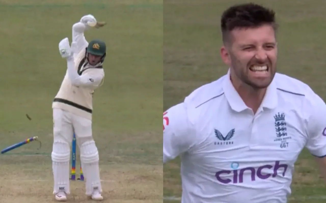Usman Khawaja and Mark Wood