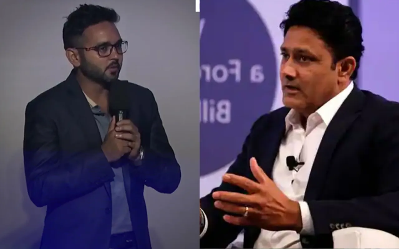 Parthiv Patel and Anil Kumble
