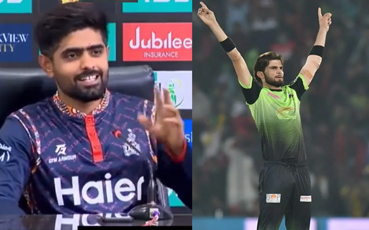 Babar Azam and Shaheen Shah Afridi (Source - Twitter)