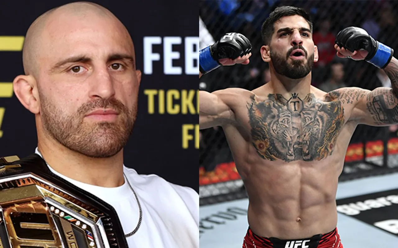 Alexander Volkanovski and Ilia Topuria (Source - Twitter)