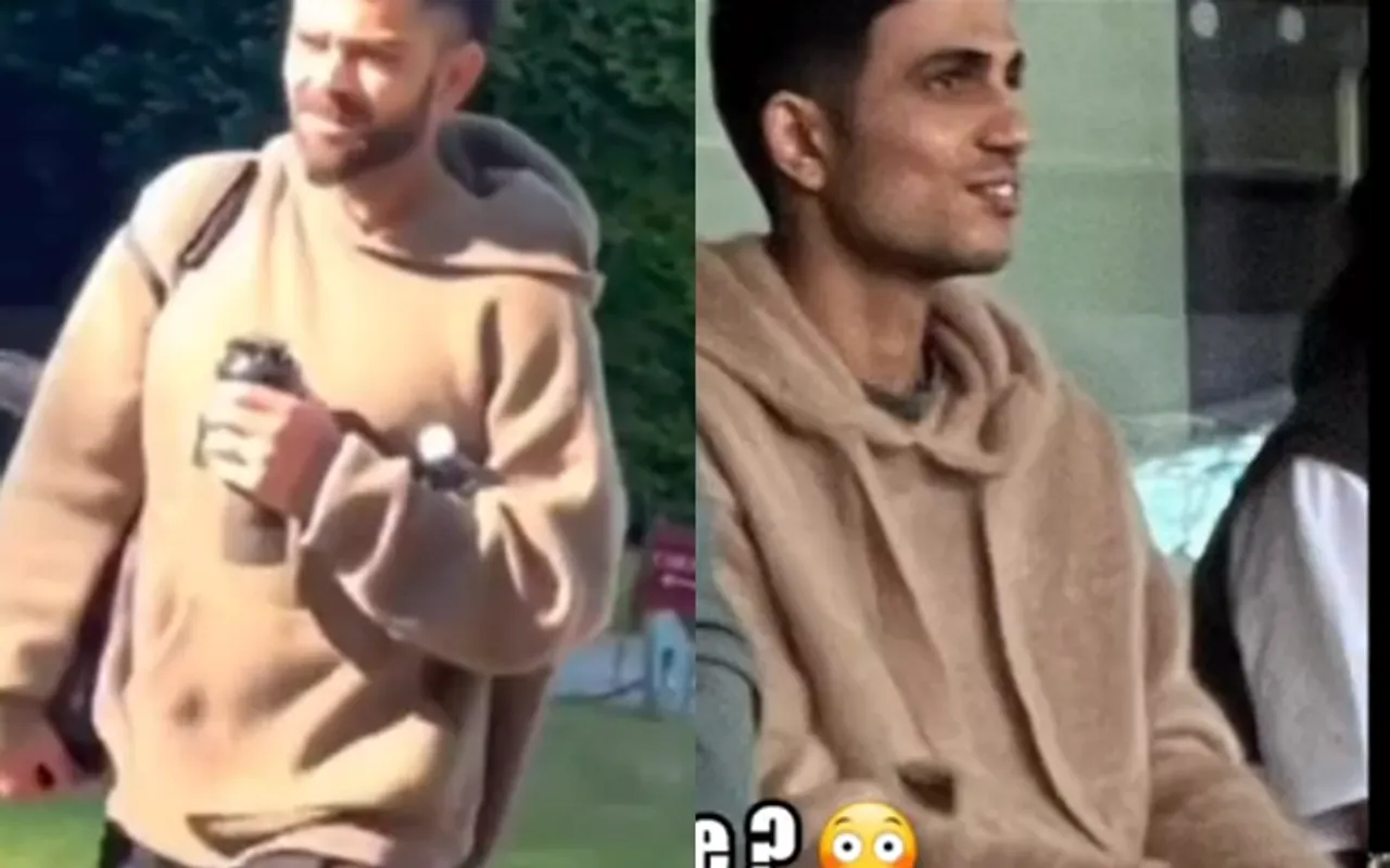 Virat Kohli and Shubman Gill (Source - Twitter)