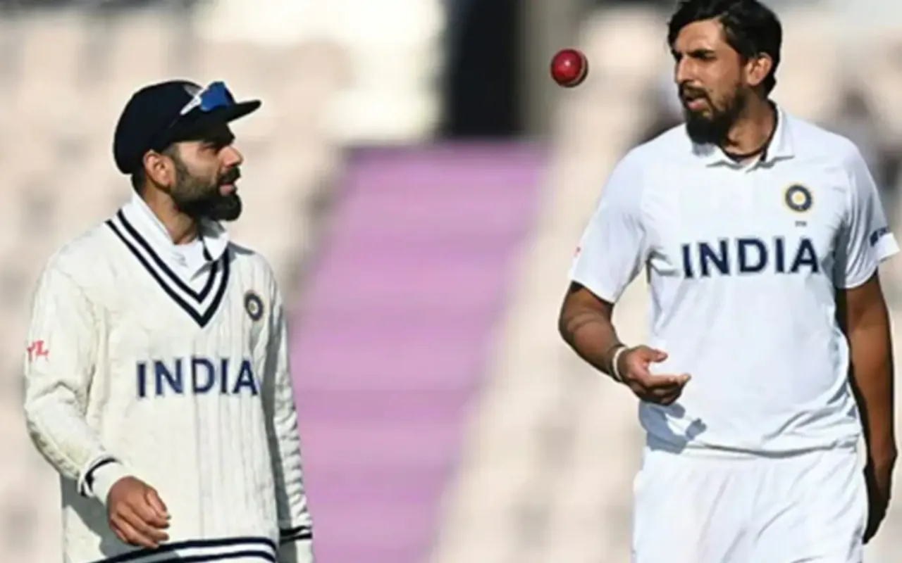 Virat Kohli and Ishant Sharma