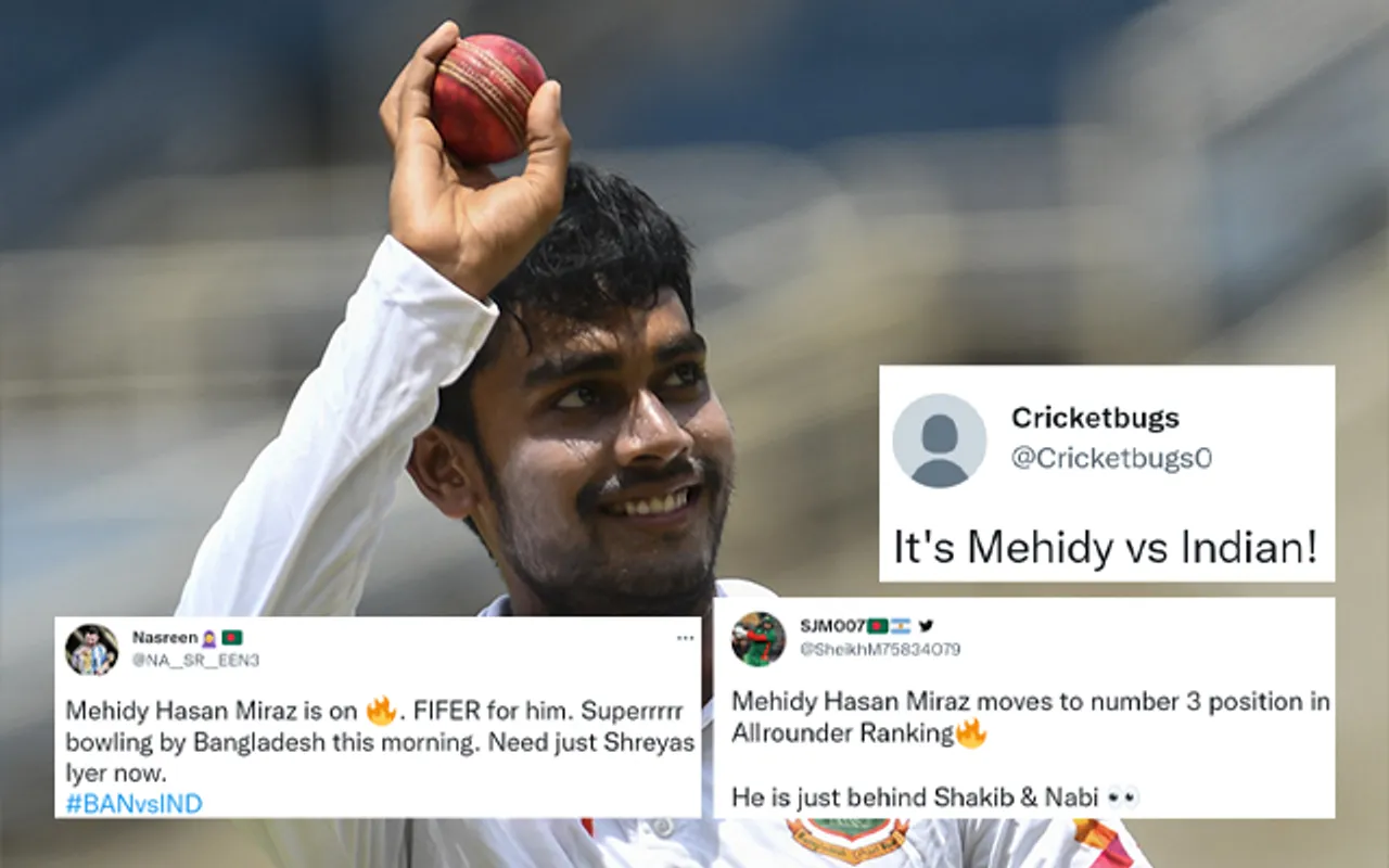 Mehidy Hasan Miraz (Source - Twitter)