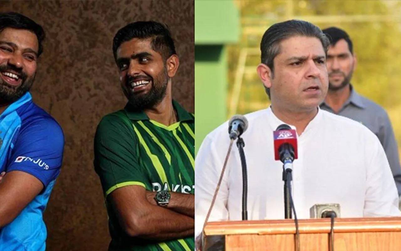 Babar Azam and Ehsaan Mazari