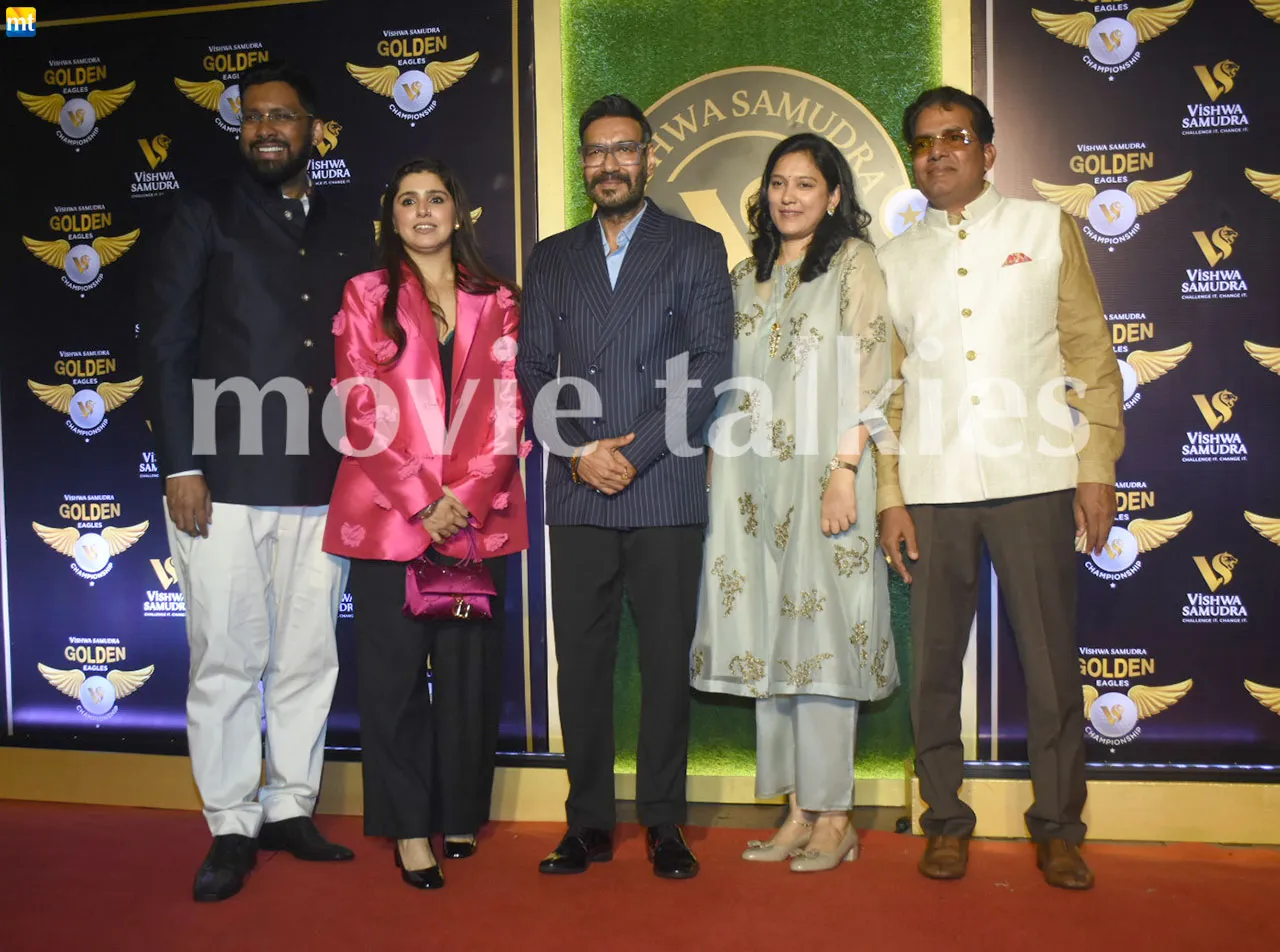 Shivdutt Das, Ajay Devgn and Mr. Chinta Sasidhar At 8th Edition Of Vishwa Samudra Golden Eagles Championship Event