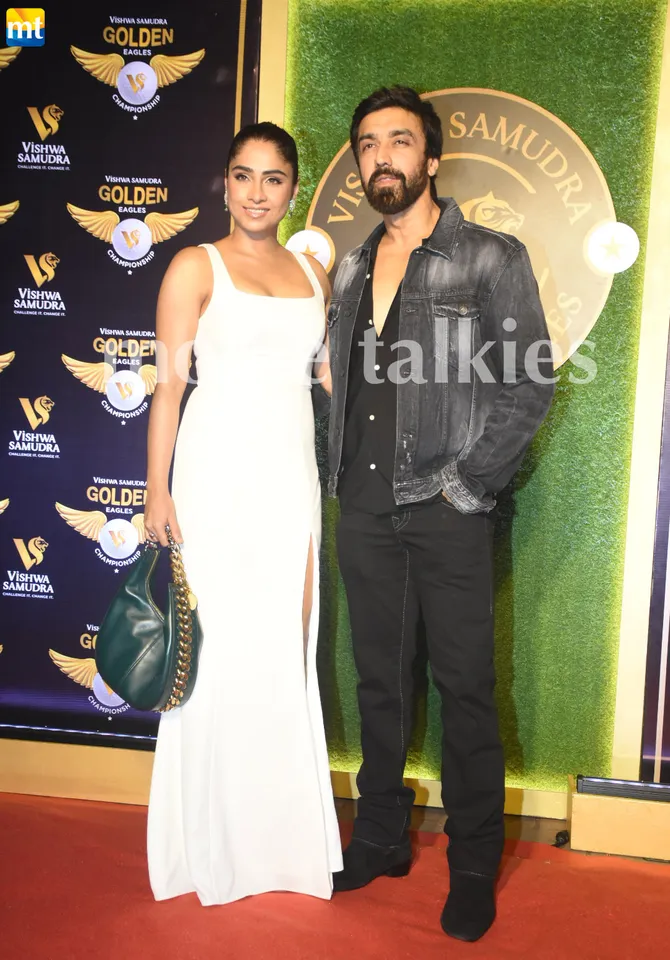 Samita Bangargi and Ashish Chowdhry At An Championship Event