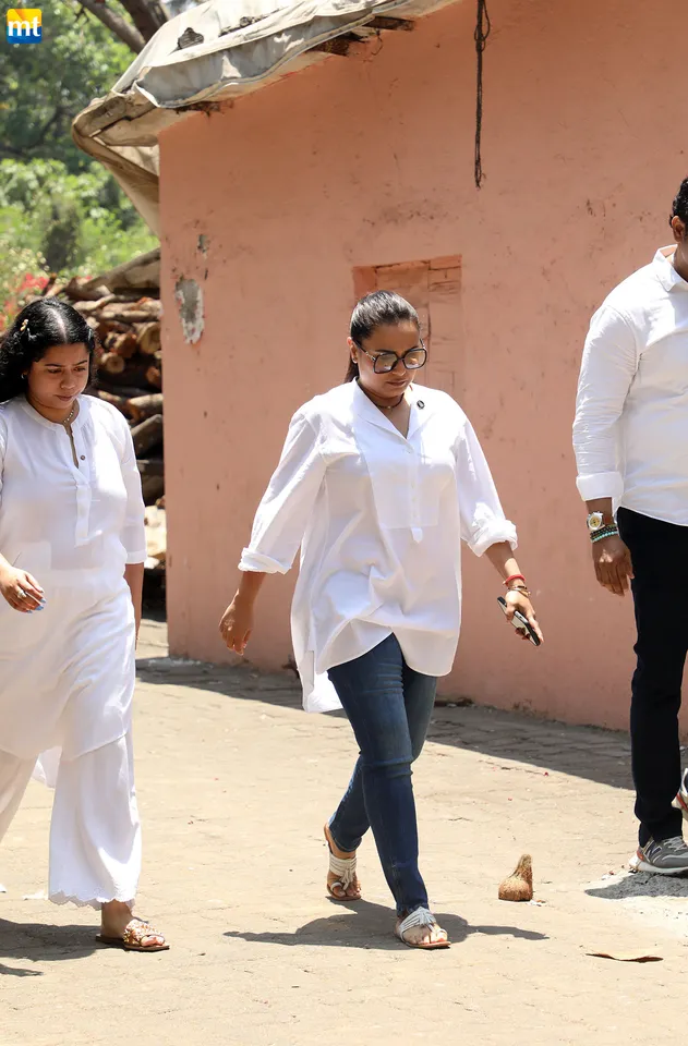 Rani Mukerji At Nirmal Kapoor's Funeral
