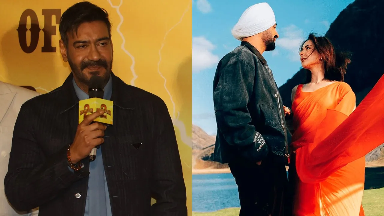 Ajay Devgn Diljit Dosanjh Hania Aamir