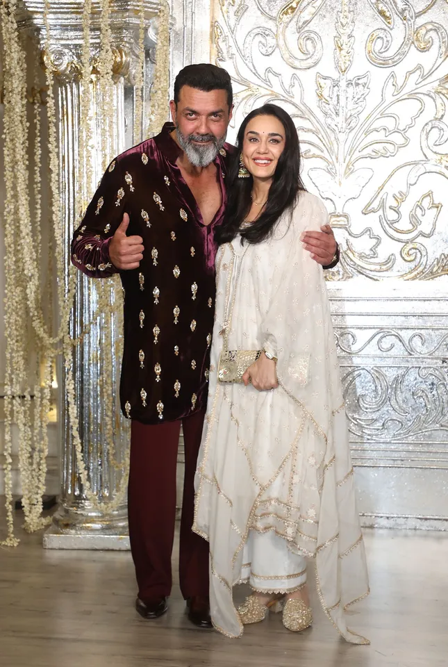 Bobby Deol Preity Zinta Diwali Party